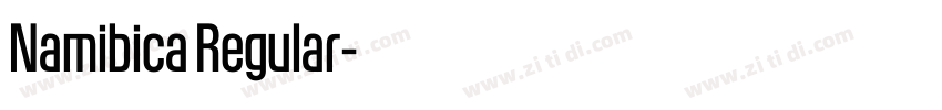 Namibica Regular字体转换 Namibica Regular字体转换